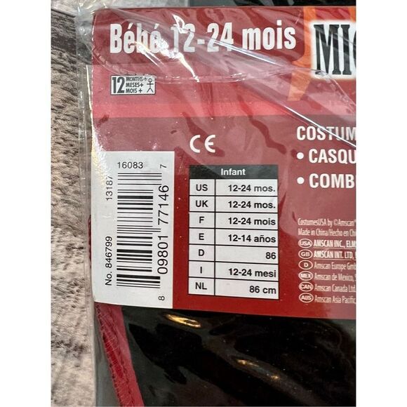 New Amscan Cute‎ As A Devil Infant Halloween Costume sz 12-24 months - Picture 4 of 11